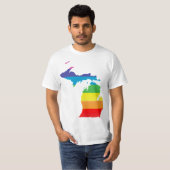 michigan strips t-shirt (Voorkant volledig)