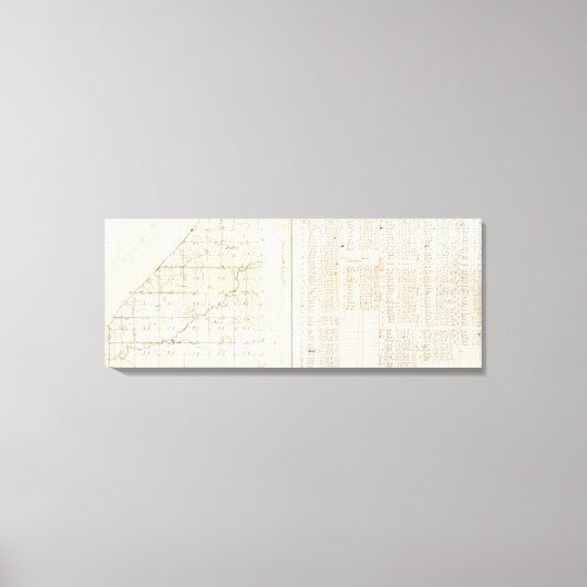 Michigan Survey Canvas Afdruk (Voorkant)