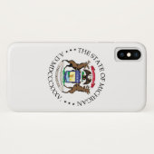 Michigan-teken Case-Mate iPhone Case (Achterkant (horizontaal))