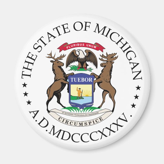 Michigan-teken Magneet (Voorkant)