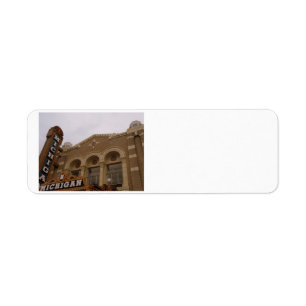 Michigan Theatre, Ann Arbor étiquettes de adresse