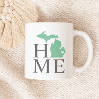 Michigan Thuis Munt Groen Staat Hart