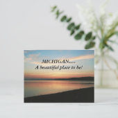 MICHIGAN...Un bel endroit à vivre ! carte postale (Debout devant)