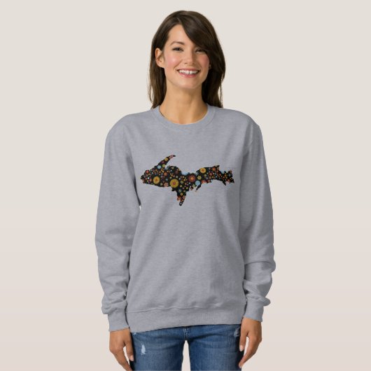 Michigan Upper Peninsula Sweatshirt tendance (Devant entier)