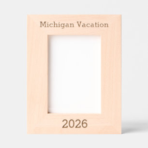 Michigan Vakantie - Laser Gegraveerde Lijst Lijstjes