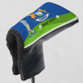 Michigan vlag golfheadcover (3/4 voorkant)
