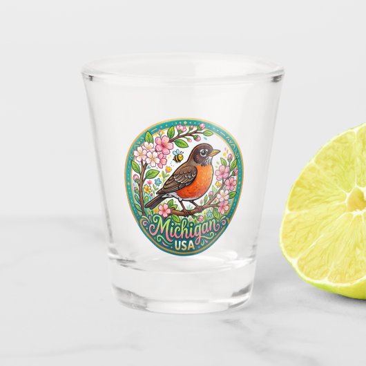 Michigan VS Shot Glas (Voorkant)