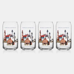 Michigan Vuurtorens kunnen glas
