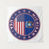 Michigan Wandkleed (Voorkant (horizontaal))