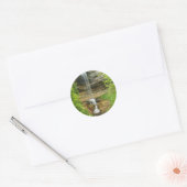 Michigan Watervallen Ronde Sticker (Envelop)