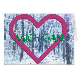 Michigan Winter Trail Card