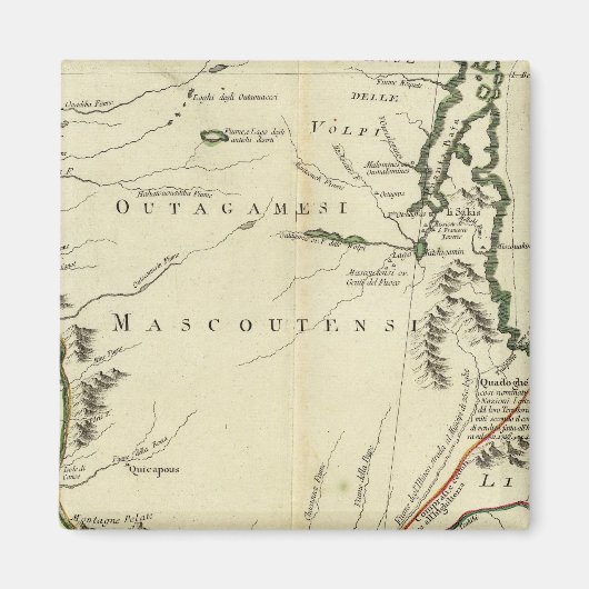 Michigan, Wisconsin, Illinois Magneet (Voorkant)