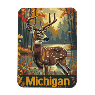 Michigan witstaarthert magneet