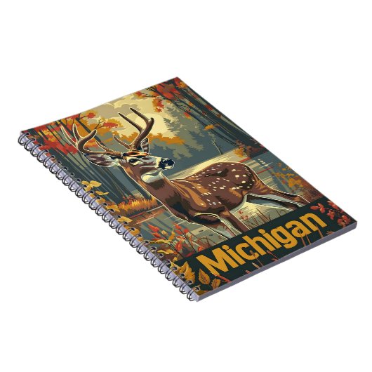 Michigan witstaarthert notitieboek (Rechterzijde)