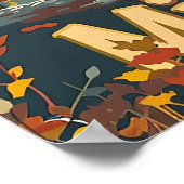 Michigan witstaarthert poster (Hoek)