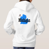 Michigan/Women's Basic Hooded Sweatshirt (Achterkant)