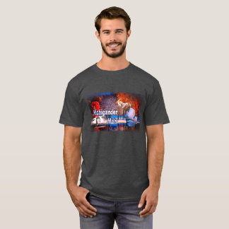 Michigander Man Herfst Snow T-shirt