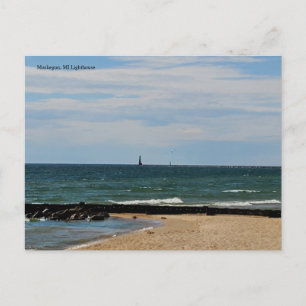 Michiganmeer Vuurtoren Briefkaart