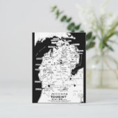 Michigan's Toeristenkaart Briefkaart (Staand voorkant)