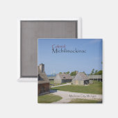 Michilimackinac colonial avec aimant de pont (Recto/Verso)