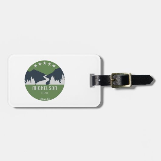 Mickelson Trail Bagagelabel (Voorkant horizontaal)