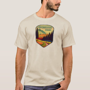 Mickelson Trail South Dakota kleuren T-shirt