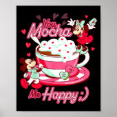 Mickey Amp Minnie Valentines Day You Mocha Me H  Poster (Voorkant)