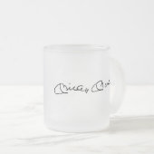 Mickey Mantle® Frosted Glass Mok (Voorkant rechts)