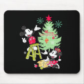Mickey Minnie Clic Christmas Tree Muismat (Voorkant)