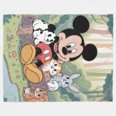 Mickey Mouse Blanket Fleece Deken (Voorkant (Horizontaal))