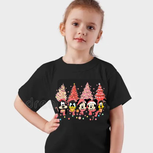 Mickey Mouse Christmas Tree DTF T-Shirt