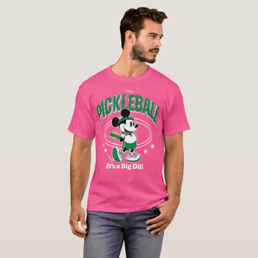 Mickey Mouse - Pickleball Het is een groot problee T-shirt (Voorkant volledig)