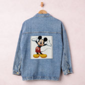 Mickey Mouse Pumpkin Character – Halloween Cartoon Denim Jacket (Hangar)