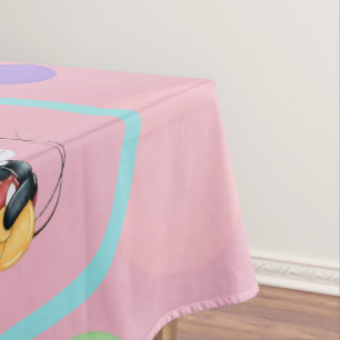 Mickey Mouse Stippen roze Baby Shower Tafelkleed