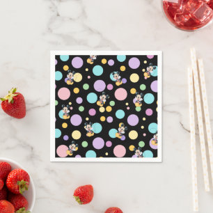 Mickey Mouse Stippen zwart Baby Shower Servet