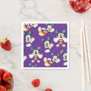 Mickey Mouse Stippenpaars Baby Shower Servet