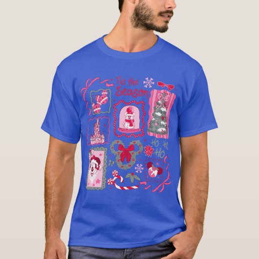 Mickey Santa Claus Christmas funny T-shirt (Voorkant)