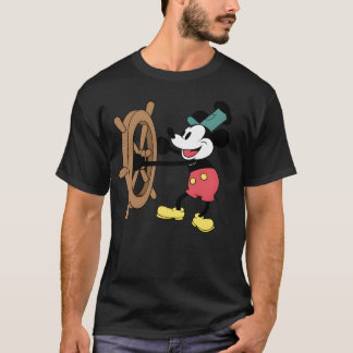 Mickey Steamboat Willie (Publiek Domein) T-shirt