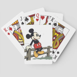 Mickey's vredige hek pokerkaarten