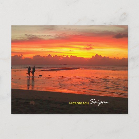 Micro Beach, Briefkaart Saipan (Voorkant)