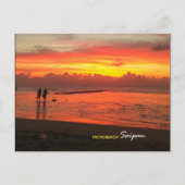 Micro Beach, carte postale Saipan (Devant)