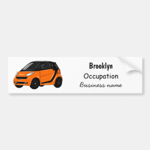 Micro-cartoon illustratie bumpersticker