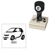 Micro-cartoon illustratie 	rubberstempel (Gestempeld)