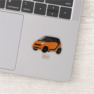 Micro-cartoon illustratie sticker