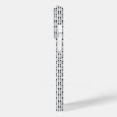 Micro Checkered White iPhone Protector Case-Mate iPhone Case (Achterkant / Links)