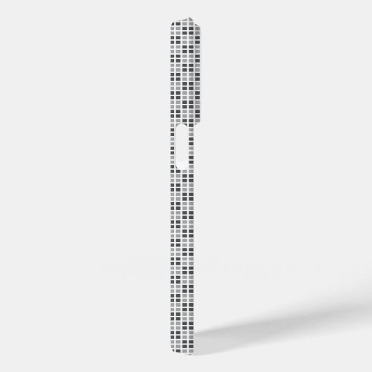 Micro Checkered White iPhone Protector Case-Mate iPhone Case (Achterkant / Rechts)