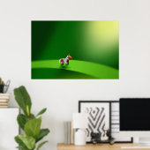 Micro-dieren - paarden poster (Thuiskantoor)