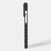 Micro geruite zwarte iPhone-beschermer Case-Mate iPhone Case (Achterkant / Links)