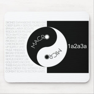 Micro Macro-balans 1a2a3a Mousepad Muismat