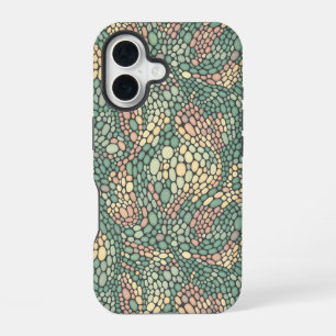 Micro Organische Cellen Patroon iPhone 16 Hoesje